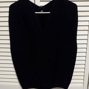 Uniqlo 3D Knit Cotton Sweater Black